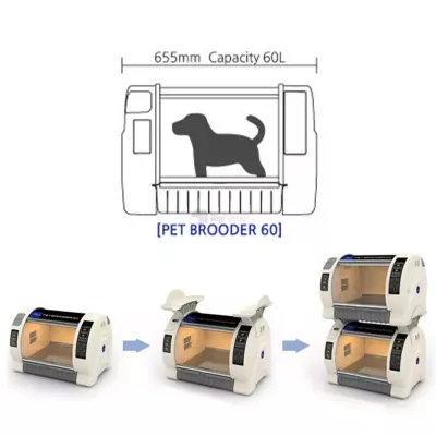 Камера для оксигенации (кислородная) Curadle Pet Brooder 60 MX-B60N (655х470х440 мм)