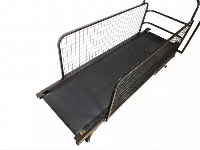 Беговая дорожка для собак wikiRUN LARGE для больших пород c защитной сеткой 200 x 46 см
