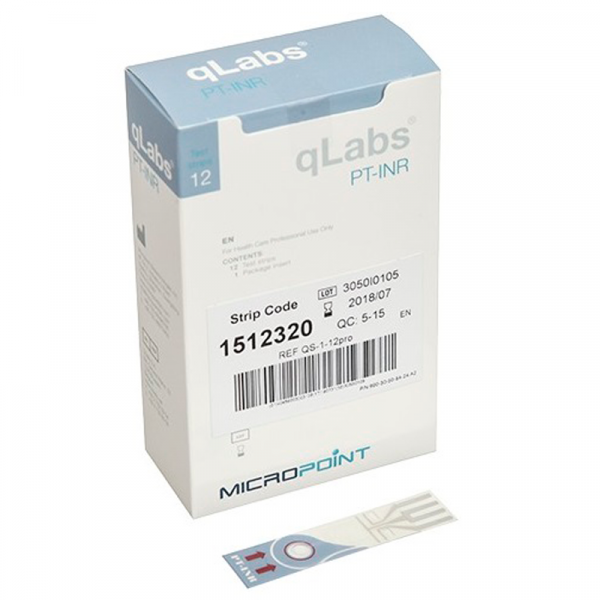 Micropoint Biotechnologies Тест-полоска qLabs PT-INR Test Strip 12шт/упаковка